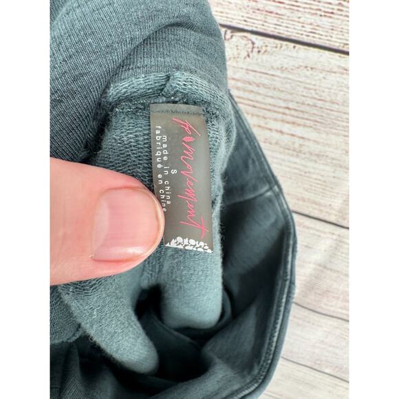 Free People Movement Rough Seam Heavy Weight Leggings Women's Small Green/Gray - Picture 8 of 10